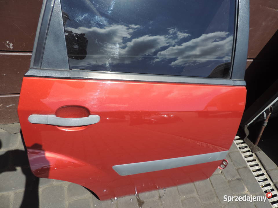 DRZWI PRAWY TYŁ FORD FIESTA MK6 FL 5D KOLOR T5