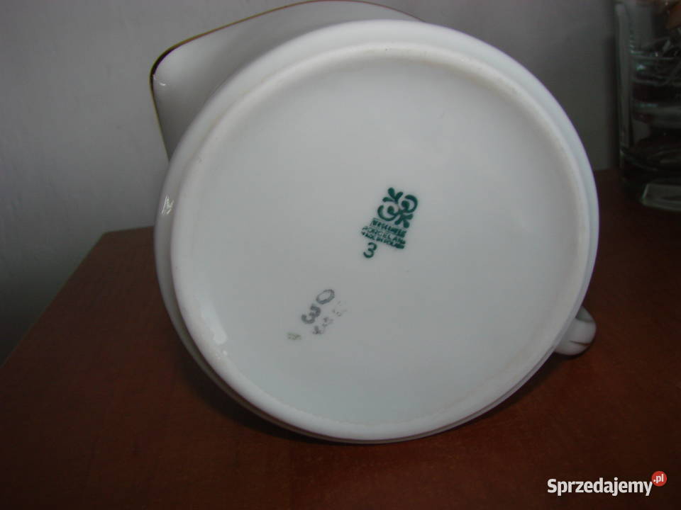 Włocławek porcelanowy mlecznik PRL Porcelana i szkło