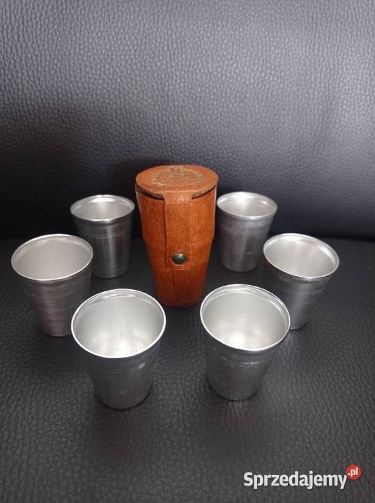 Kieliszki piknikowe z PRL Warszawa sprzedam