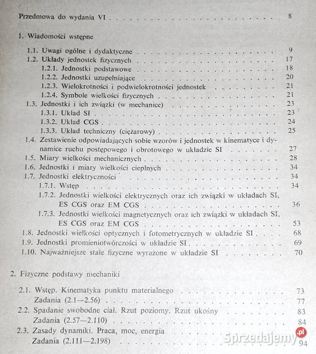 Zbiór zadań z fizyki z rozwiązaniami Józef Chełm