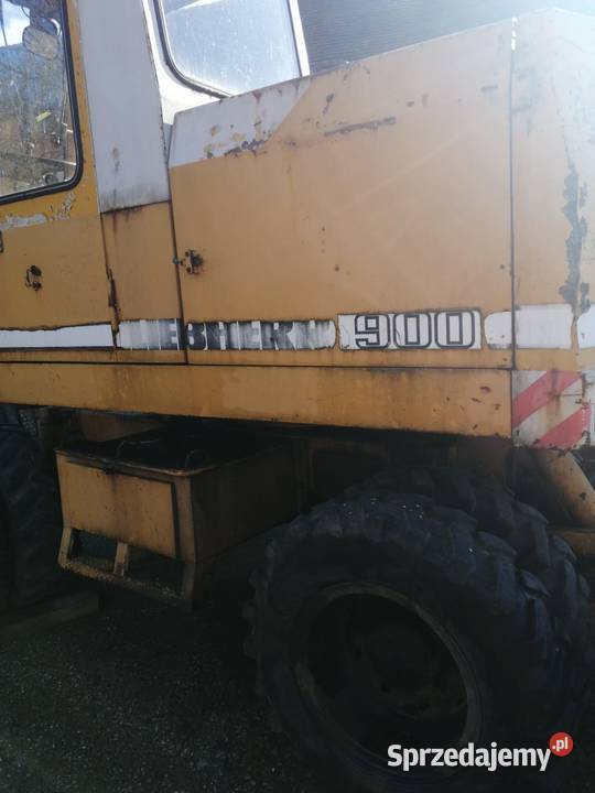 Koparka Liebherr 901 C uszkodzona Bielawa
