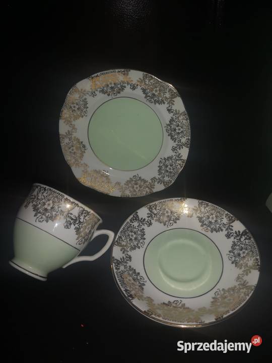 Filiżanka z talerzykiem DIAMOND ENGLAND pomorskie Gdańsk