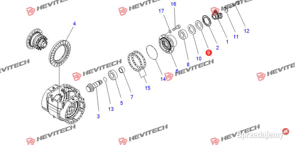 Uszczelnienie wału Komatsu 4212231761 Motoryzacja Gądki sprzedam