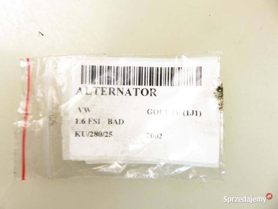ALTERNATOR VW GOLF IV 16 FSI 036903024 małopolskie sprzedam