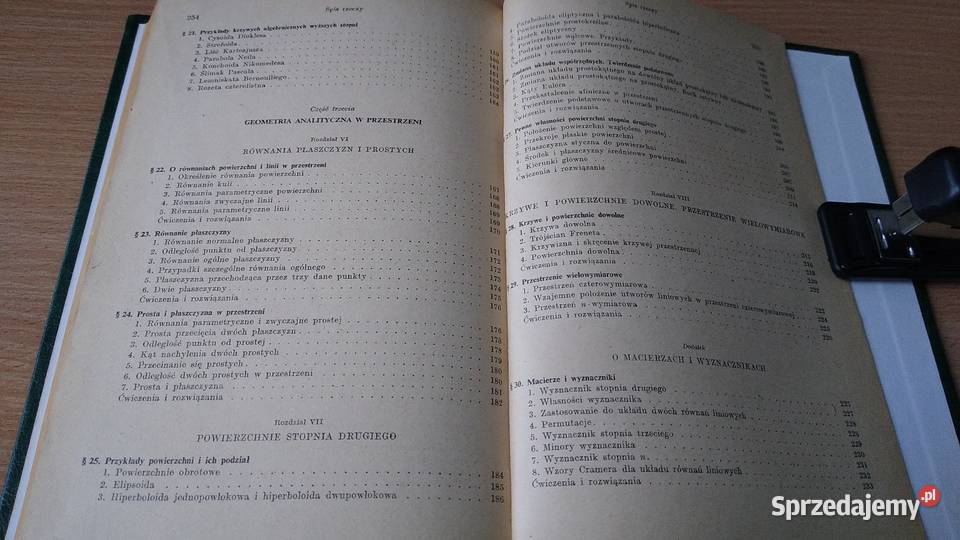 Geometria analityczna Franciszek Leja 1976 wyd 9 Książki naukowe i popularnonaukowe