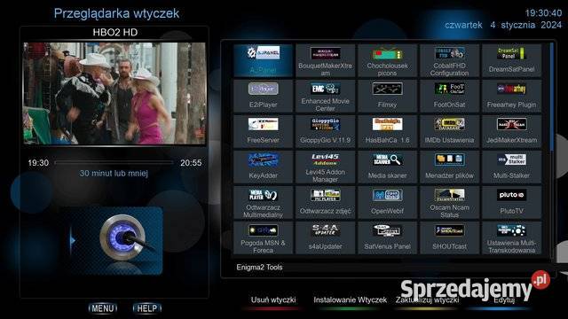 Napra serwis Enigma 2 ustym4K Zgemma Octagon VU mazowieckie
