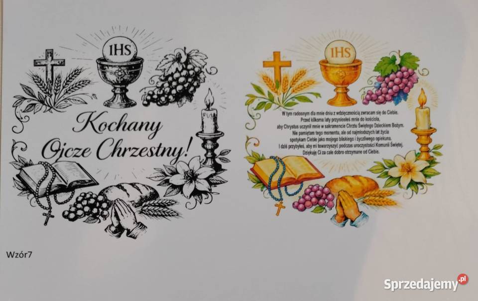 Pamiątka Pierwszej Komunii Świętej skrzynka z Dom i Ogród Sucha Beskidzka