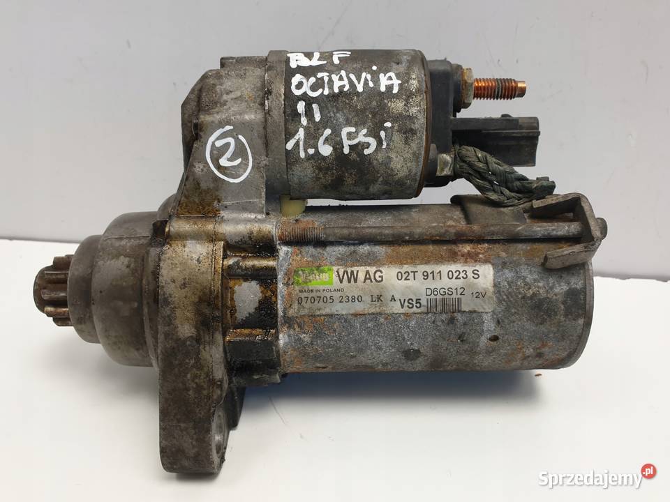 ROZRUSZNIK Skoda Octavia II 16 FSI ROZRUSZNIK Układ elektryczny silnika