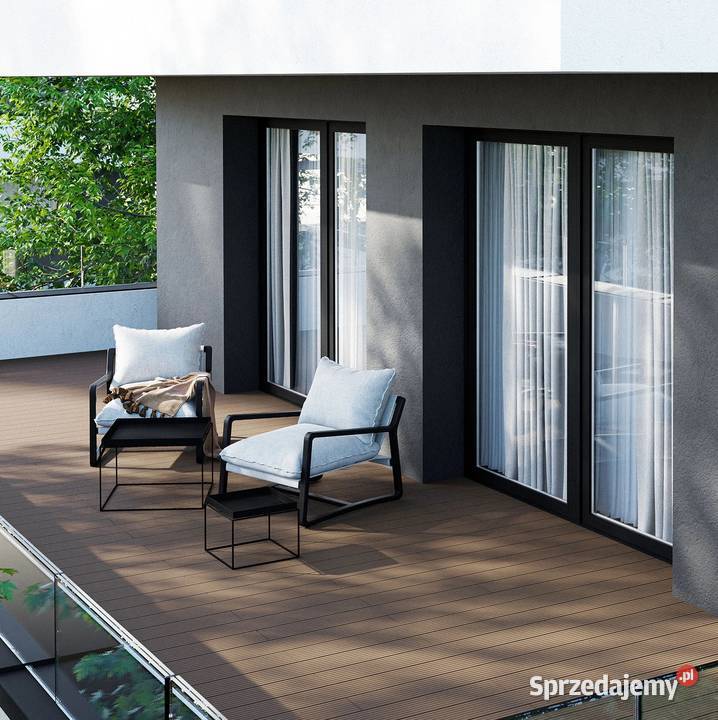 Deska balkonowa tarasowa WPC BERGDECK 12m Orzech Warszawa