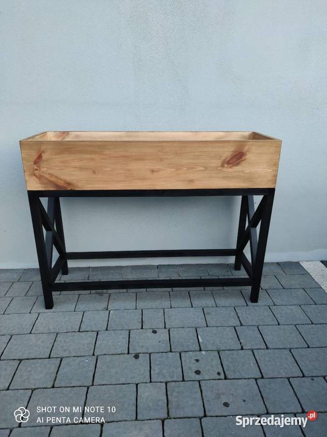Konsola donica kwietnik drewniany Zduńska Wola