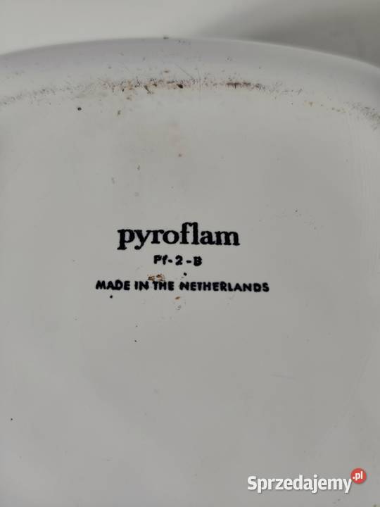 Vintage naczynie żaroodporne PYROFLAM Blue Leaf