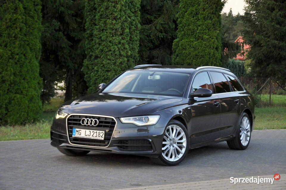 Audi A6 20TDI177133SLineBiXenonLedNaviKlimaI światła do jazdy dziennej A6 mazowieckie
