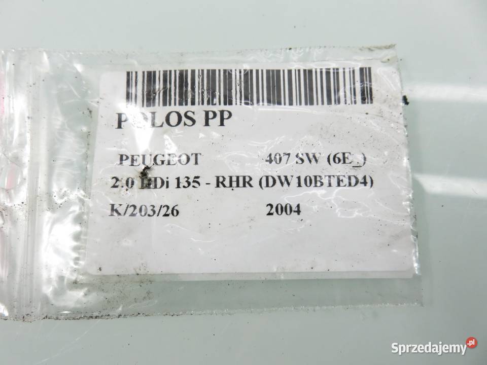 PÓŁOŚ PRAWA PRZEDNIA PEUGEOT 407 SW 20 HDi małopolskie