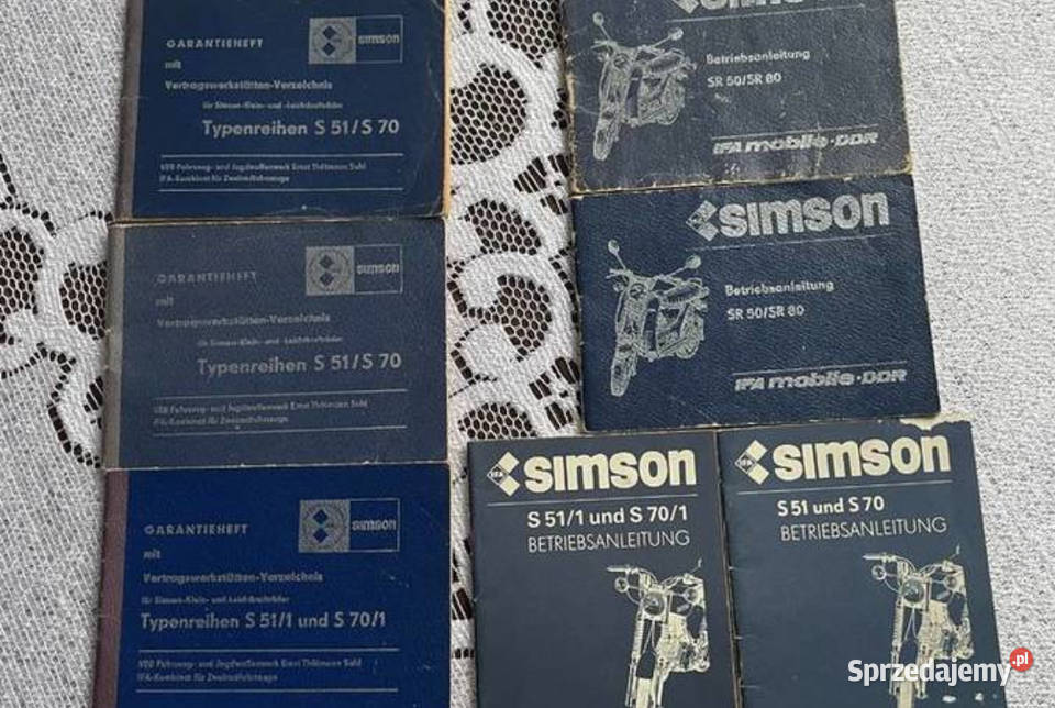 Instrukcja obsługi Simson S51 sr50