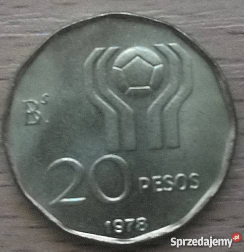 ARGENTYNA20 PESOS1978 r AGENTYNA78 Numizmatyka Legionowo