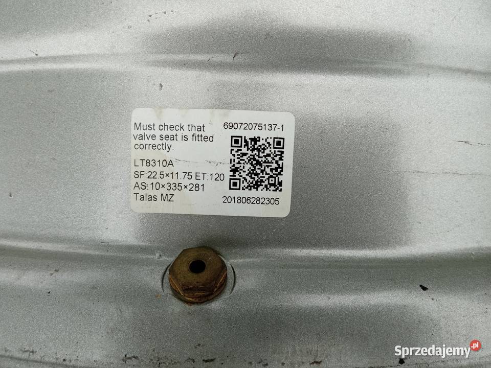 Felga stalowa 38565225 ET 120 Samochodowe Pajęczno