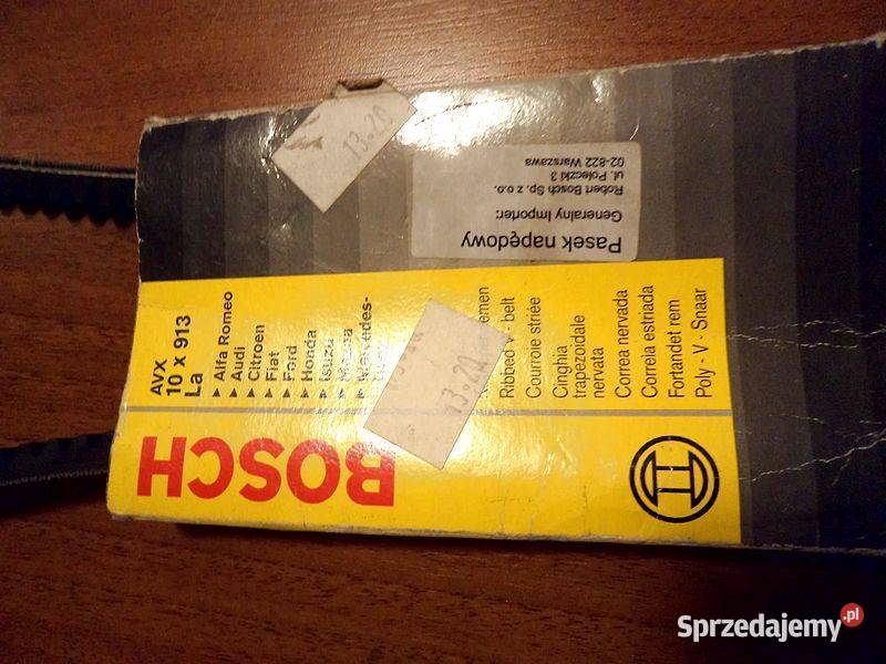 PASEK ZĘBATY BOSCH AVX 10 x 913 La osobowe Koszalin