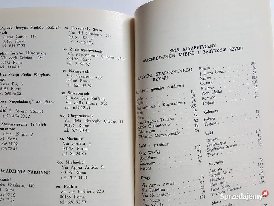 PRZEWODNIK Rzymie kieszonkowy wydanie Rok wydania 1979 Złotniki