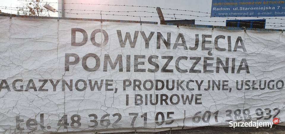 Wynajmę miejsce na reklamę w centrum Radomia mazowieckie Radom