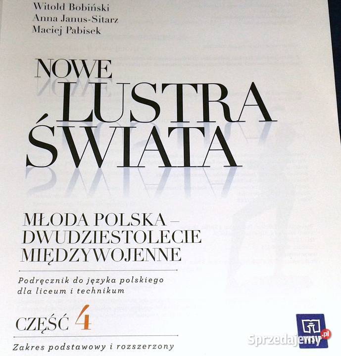 Nowe lustra świata 4 W Babiński M Pabisek A Rok wydania 2016 Chełm sprzedam