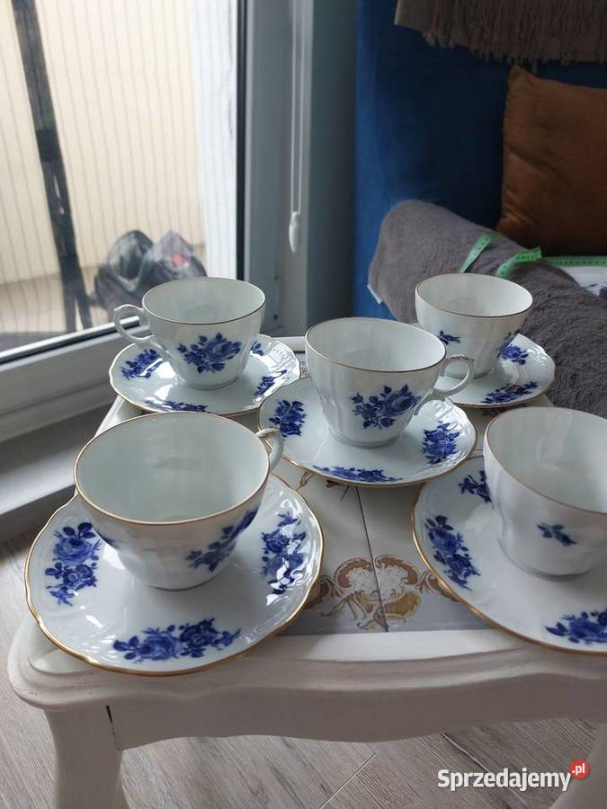 Porcelanowe filiżanki Bavaria Wałbrzych