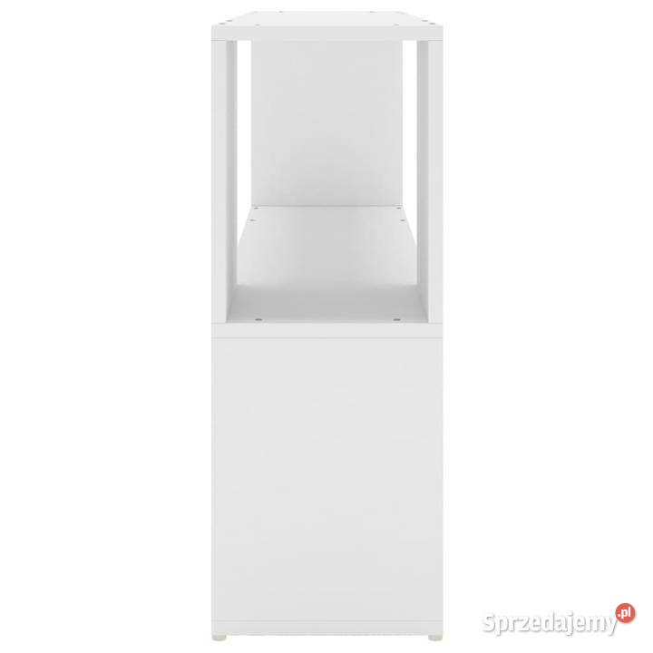Szafka na książki biała 100x24x63 materiał mazowieckie