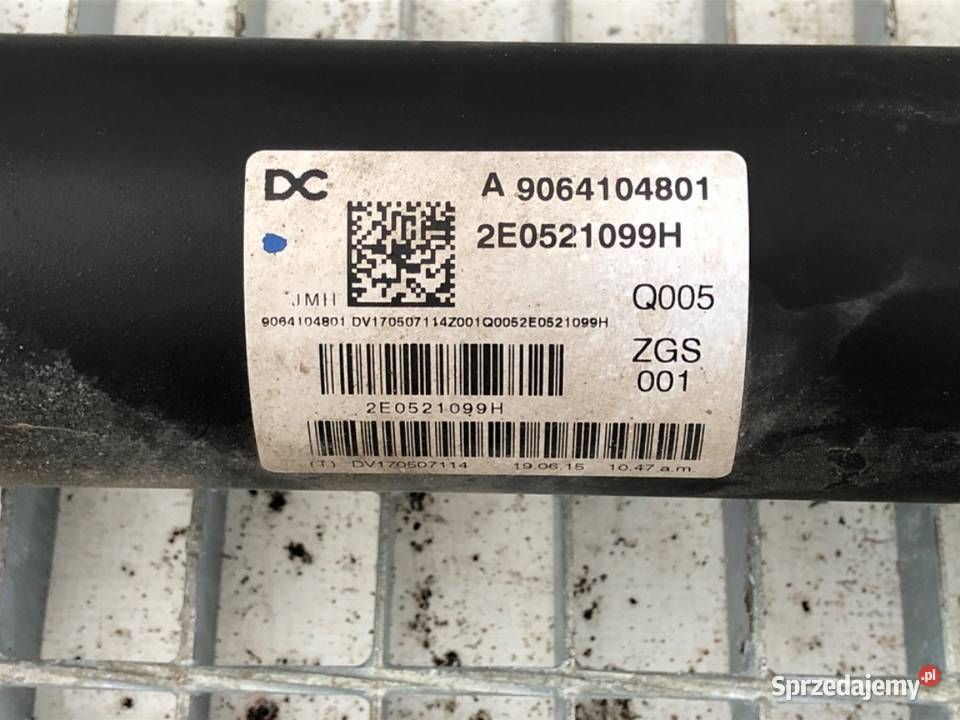 WAŁ NAPĘDOWY TYŁ VW CRAFTER 30 50 Hatchback 0616