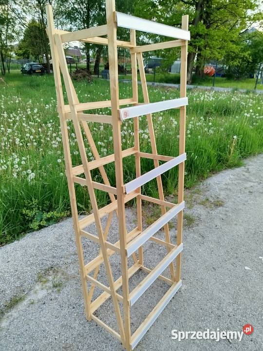 Półki drewniane regały do garażu spiżarni