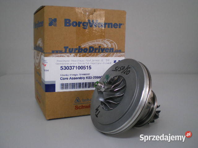 Nowy rdzeń CHRA BorgWarner KKK 53037100513 Siedlce sprzedam