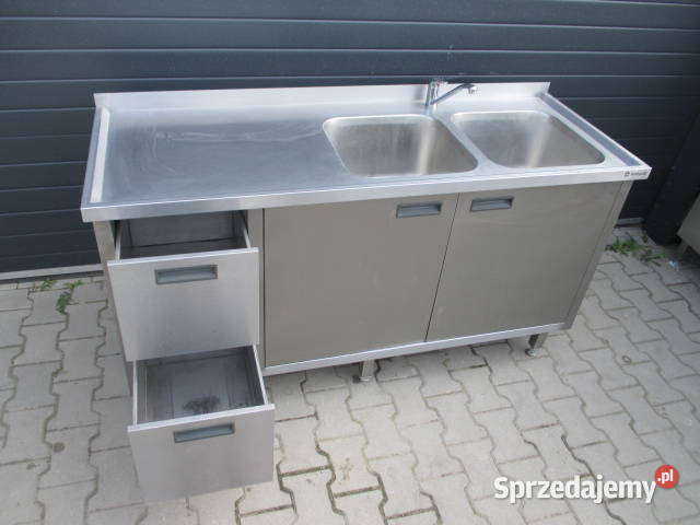 Zlew Gastronomiczny 2 Komorowy Z Drzwiami Biznes i Przemysł