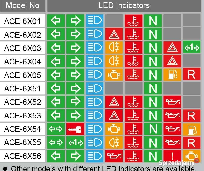 Licznik uniwersalny Acewell ACE6X54 różne Puchaczów