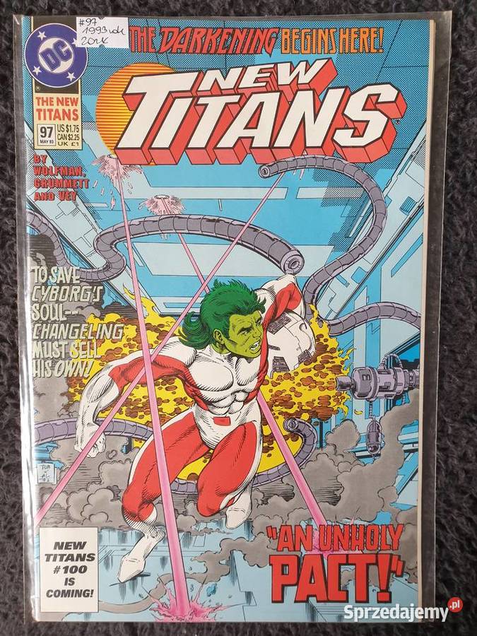 Titans zestaw 8 oryginalnych komiksów DC USA Gdynia