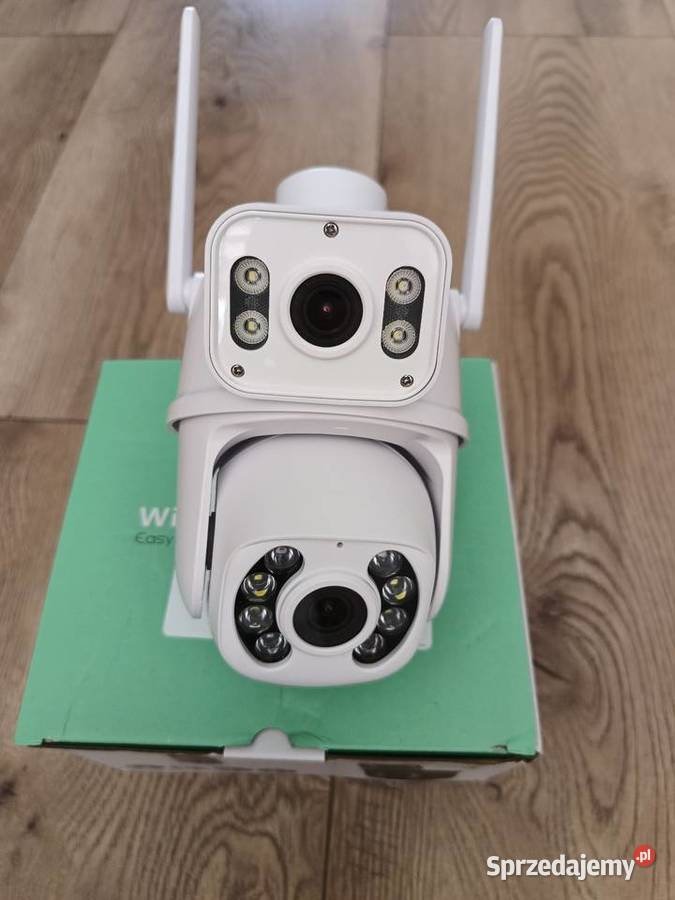 Kamera zewnętrzna WiFi 4K 8MP dwa obiektywy Kutno