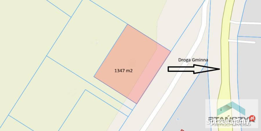 Sprzedaż ziemi Mrzeżyno 1347m2 85zł/m2