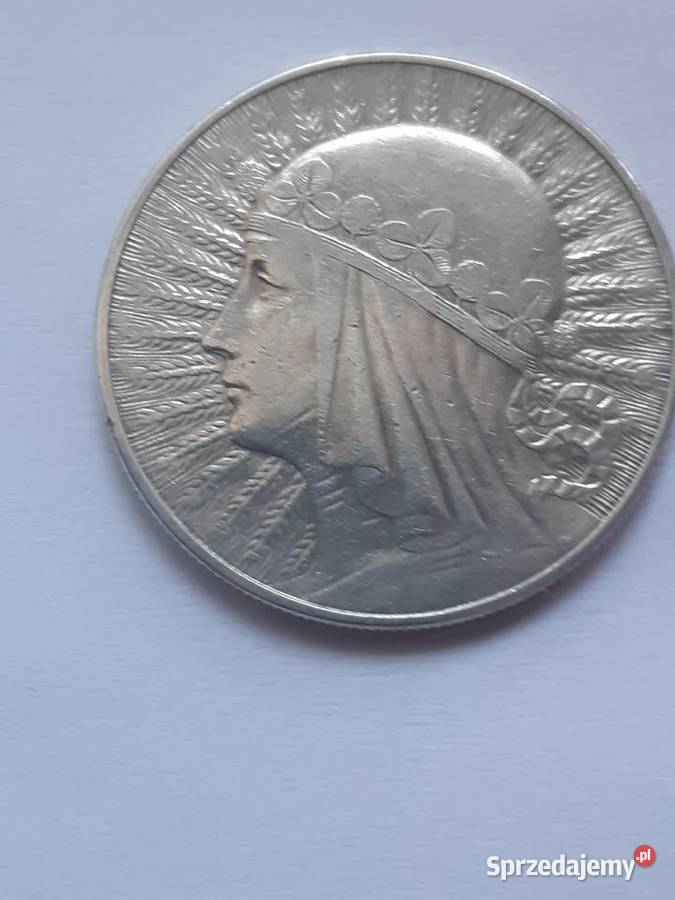 Moneta Głowa Kobiety 10 1933r 52 z zm