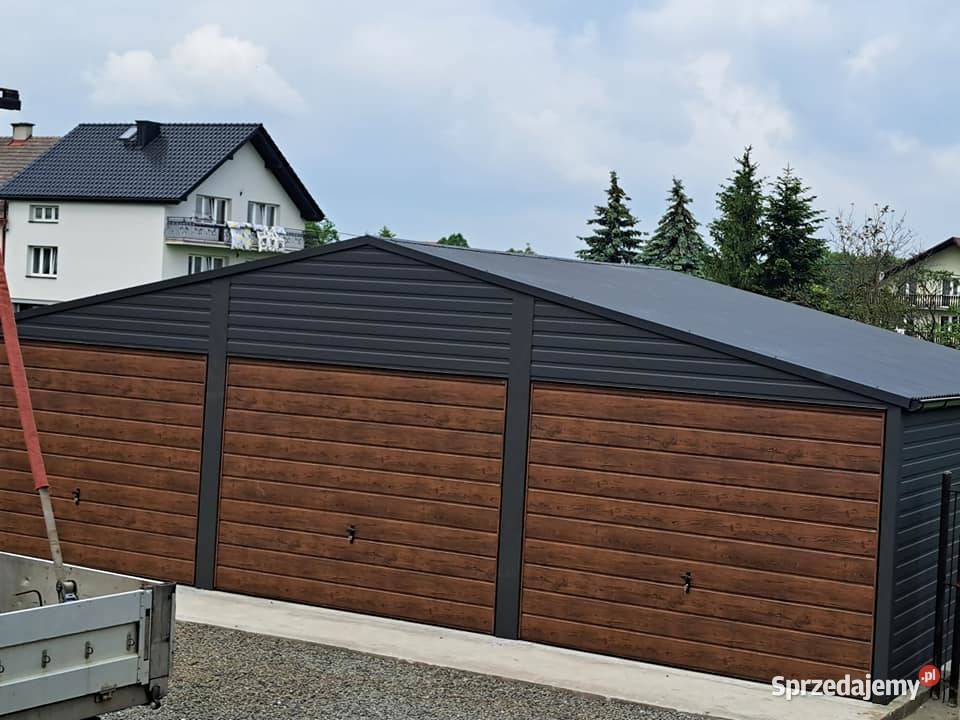 Garaż garaże blaszane profil zamknięty producent Brodnica