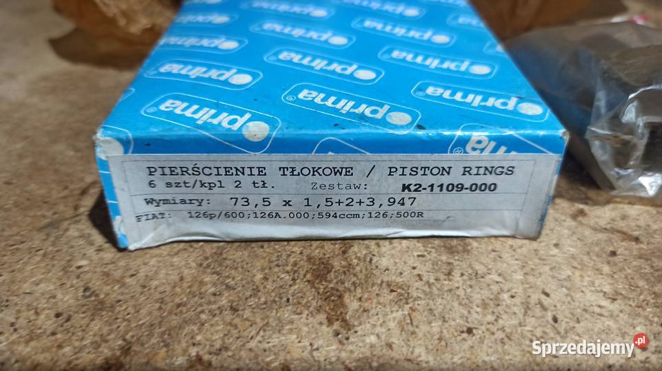 FIAT 126 MALUCH 600 TŁOKI prl Silniki i osprzęt Bydgoszcz sprzedam