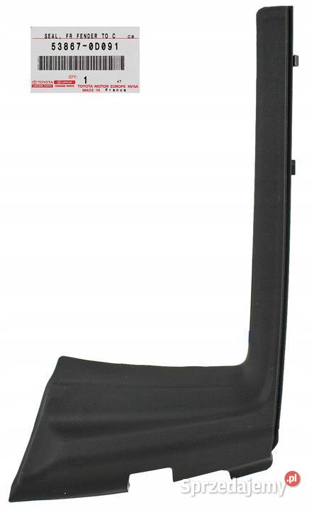 TOYOTA Yaris Listwa zakonczenie podszybia lewa Kąty Wrocławskie