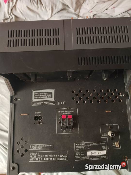 wieza sharp cdc607h radio cd kaseta Legnica