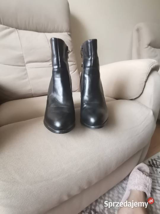 Kozaczki damskie 38 skóra ekologiczna Jasło sprzedam