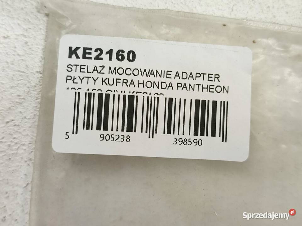 STELAŻ MOCOWANIE PŁYTY KUFRA HONDA PANTHEON 125 lubelskie