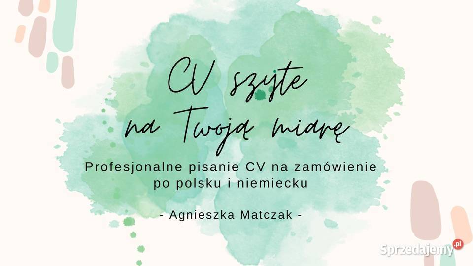 Pisanie CVprofesjonalnie indywidualnie79 zachodniopomorskie Świnoujście