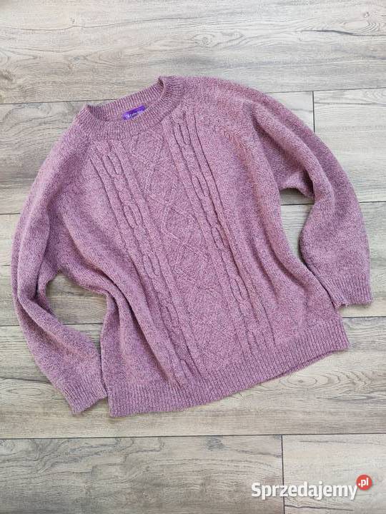 Sweter Warkocz y2k 42 44 46 podkarpackie Jasło