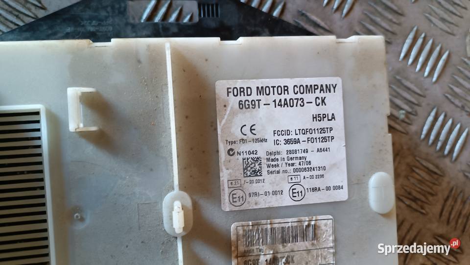 6G9T14A073CK Skrzynka bezpieczników Ford S Mk1
