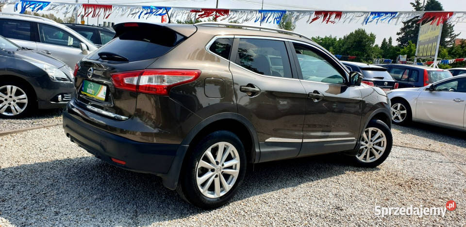 Nissan Qashqai SPRZEDANY1 WŁSalon 16 B150Tekna relingi dachowe Świdnica
