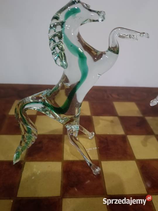 Konie szklane Murano Figurki i rzeźby kujawsko-pomorskie Lipno