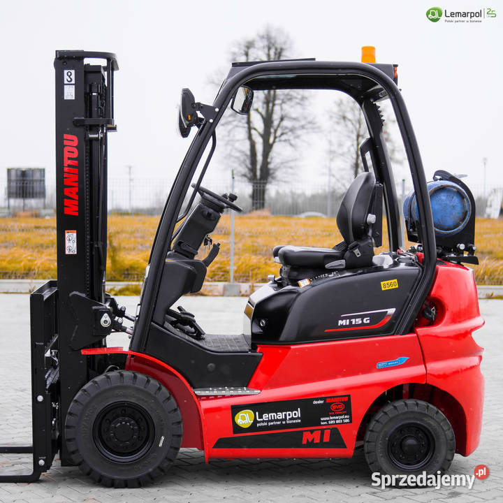 Wózek widłowy Manitou Mi 15 G 33m Gaz Manitou Zator