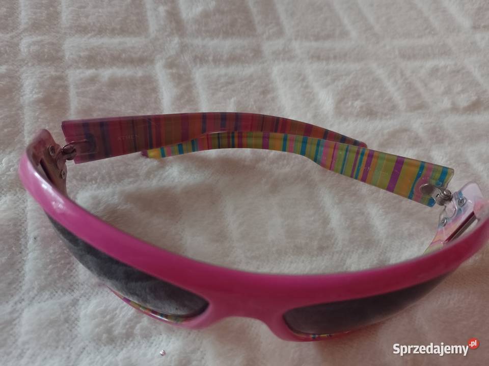 Różowe okulary przeciwsłoneczne z Madrytu Top Dla kobiet Kraków