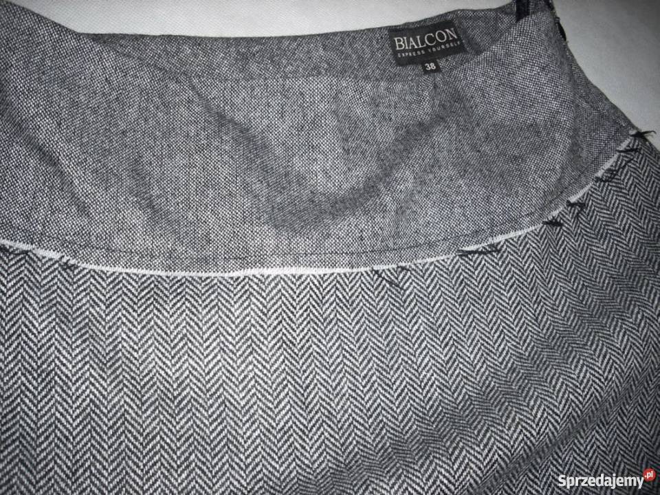 Spódnica jesienna Tweed Melanż j NOWA 38 40 M L małopolskie Nowy Sącz