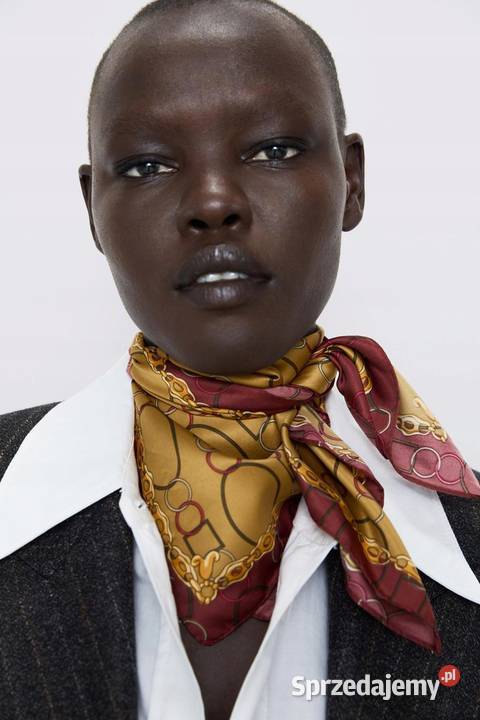 ZARA Ekskluzywna apaszka biznesowa z Madrytu Dla kobiet Kraków sprzedam